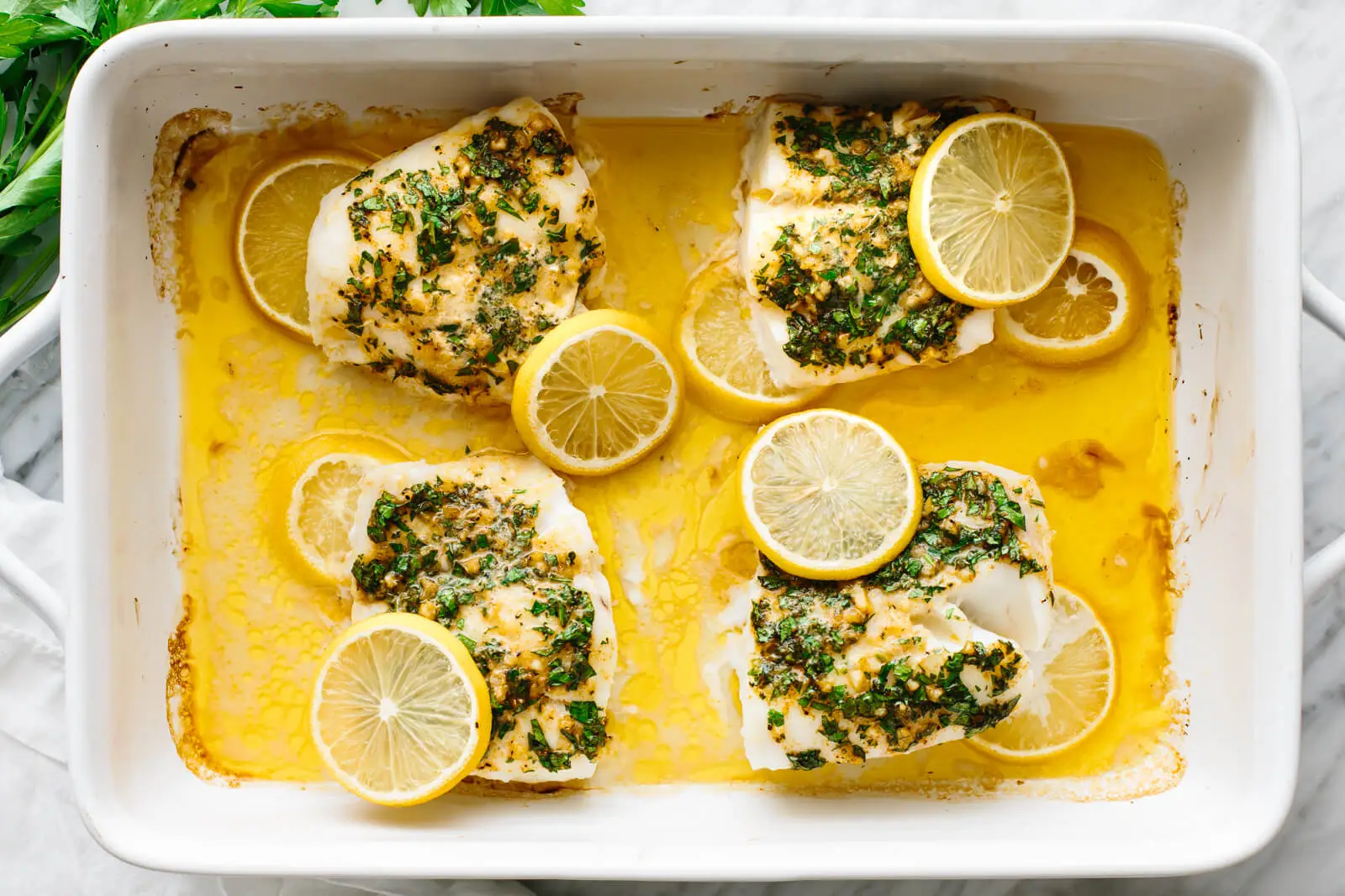 Oven Baked Cod Fillets